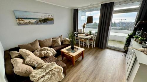 Posezení v ubytování Driftberg 42 Seeluft - Haus A Wohnung 42