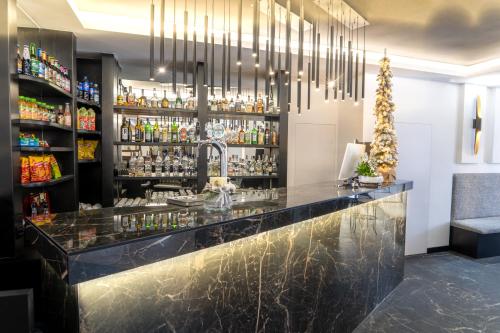 Lounge atau bar di Hotel SPA Budowlani