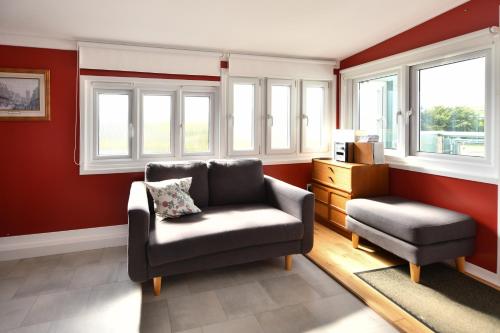 Posezení v ubytování Lochans Lodge