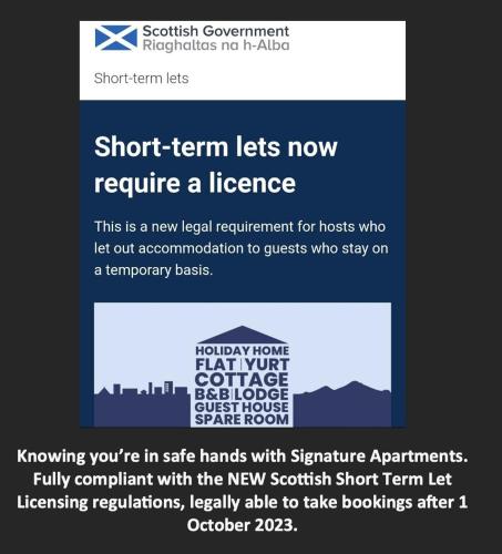 a screenshot of a webpage of a website with a text message at Signature - Carrick View in Cumbernauld