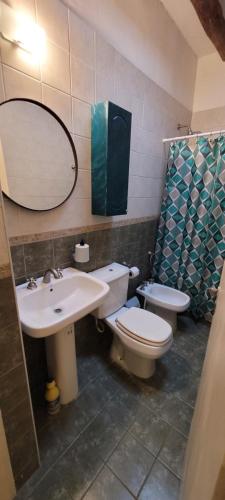 Koupelna v ubytování Departamento ubicación excepcional