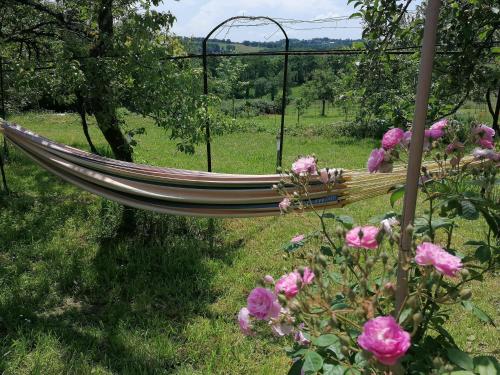 Zahrada ubytování Gite Le Temps Serene