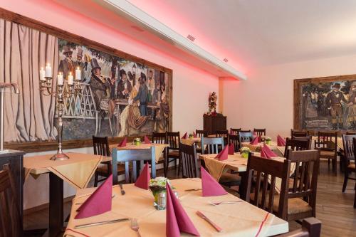 Restaurace v ubytování Hotel Rappen Rothenburg ob der Tauber