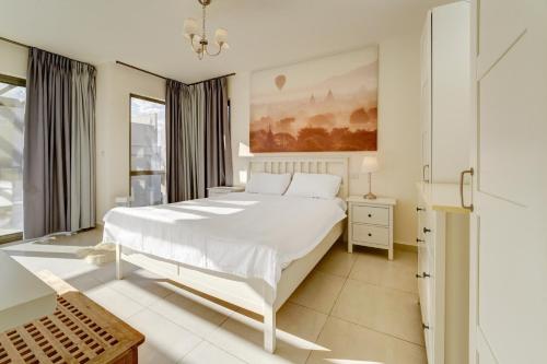 Ένα ή περισσότερα κρεβάτια σε δωμάτιο στο Al Riyahi Cabanas