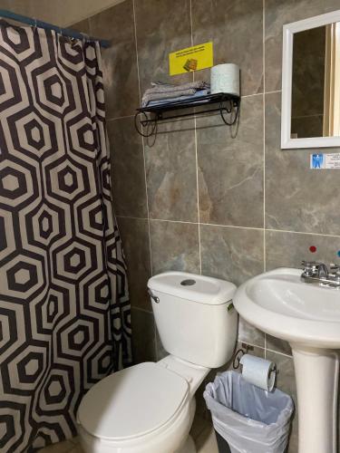 Ένα μπάνιο στο Hostal Casa Huasteca
