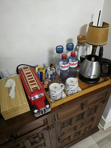 Η κουζίνα ή μικρή κουζίνα στο Bed and Breakfast Lek & Jo