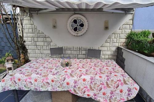 Balkoni atau teres di Schnuckelige Wohnung