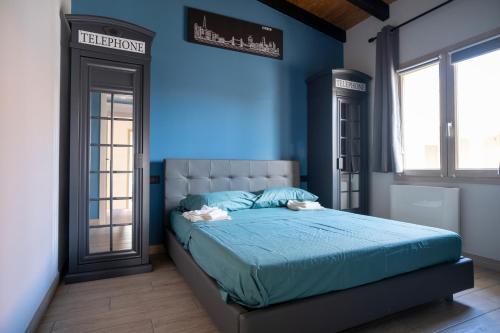 Llit o llits en una habitació de Domo San Leone Uta