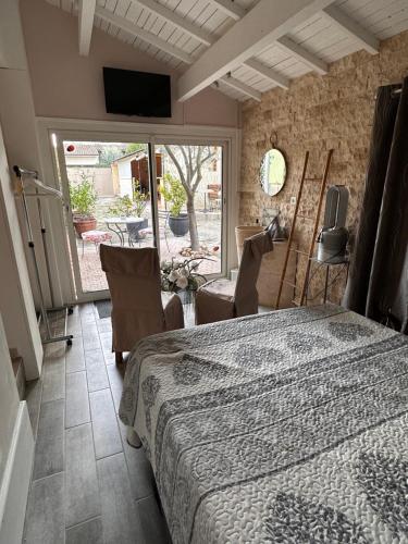 Llit o llits en una habitació de Beau Ciel