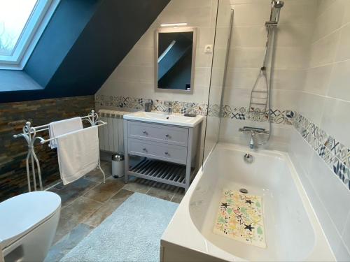 Ванна кімната в Les Bleuets