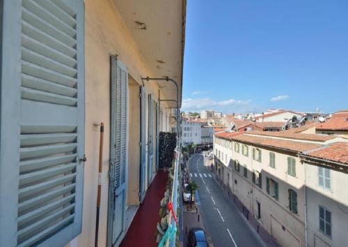 a view of a city street from a building at Mont Chevalier by Welcome to Cannes in Cannes