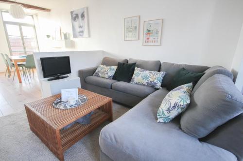 Khu vực ghế ngồi tại Charming 60m2 apartment