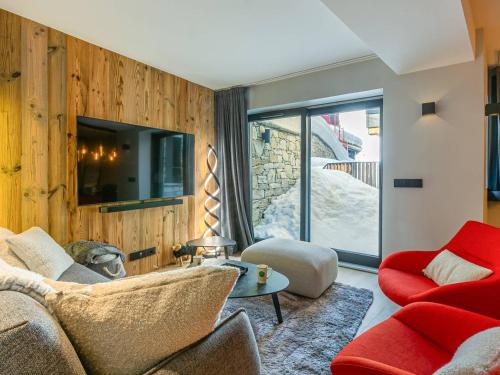 Appartement de standing avec Wi-Fi, garage, terrasse et accès direct aux pistes à Val-d'Isère