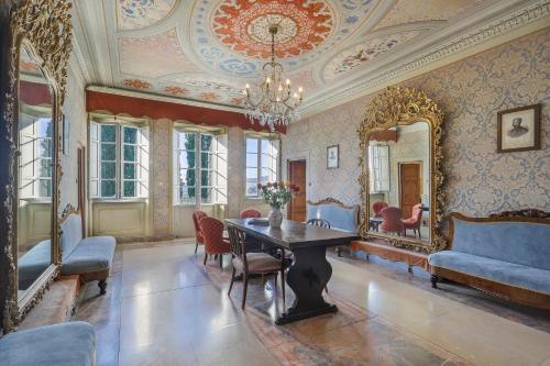 Χώρος καθιστικού στο Villa Pedone