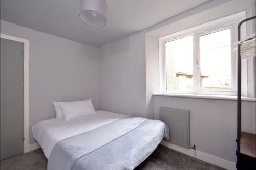 Apartment in Scottish Bordersにあるベッド