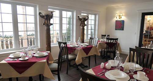 Restaurace v ubytování Auberge La Daïna