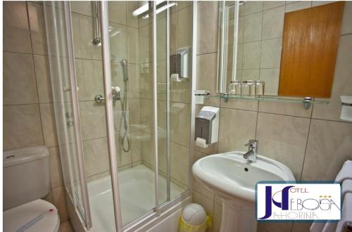 
A bathroom at Hotel Nebojša Jahorina
