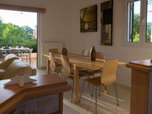 Χώρος καθιστικού στο Sophia mountain villas
