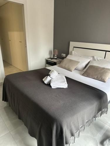 Ένα ή περισσότερα κρεβάτια σε δωμάτιο στο Veronica Center Room