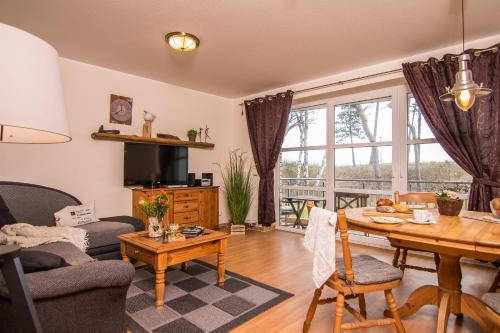 Χώρος καθιστικού στο Dünenresidenz - Ferienwohnung 13 "Sandburg"