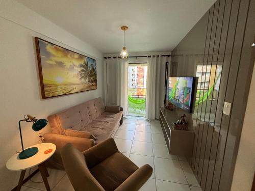 Posezení v ubytování Apartamentos 250m da Orla -Edifício Nugali- Castelo B Temporada