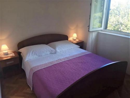 Un pat sau paturi într-o cameră la Apartments with parking space Babino Polje, Mljet - 22323