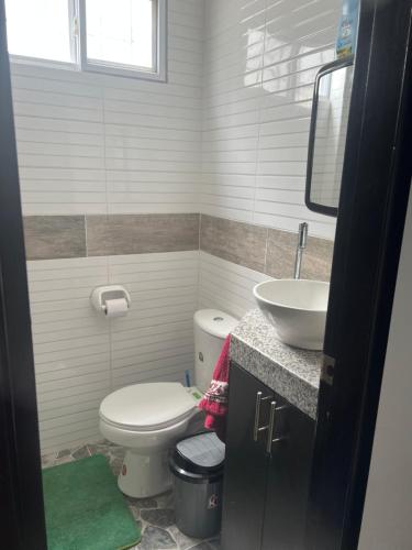 Koupelna v ubytování CaSa PrivaDa con Piscina