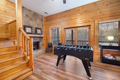 Briar Brook - Private Smoky Mountain Luxury Log Home with 2 Fireplaces, Hot Tub & Community Pool photo 30