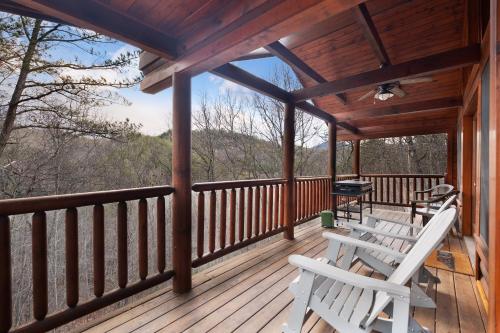 Briar Brook - Private Smoky Mountain Luxury Log Home with 2 Fireplaces, Hot Tub & Community Pool photo 31