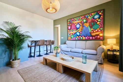 Duplex cosy et lumineux au pied du tram