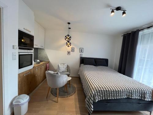 Postel nebo postele na pokoji v ubytování Apartment UNA Sarajevo