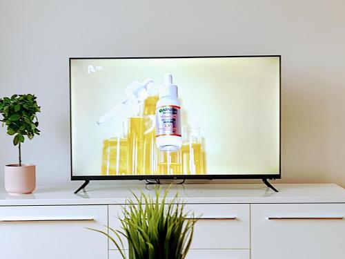 TV a/nebo společenská místnost v ubytování Mango Apartments
