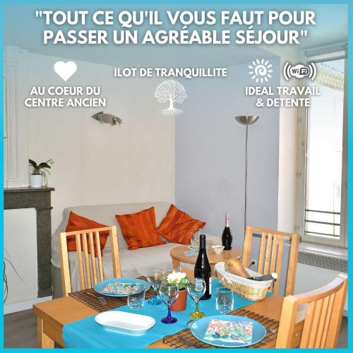 At'Home, au centre du vieux Montelimar, cosy, wifi