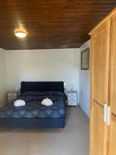 Postel nebo postele na pokoji v ubytování Da nonna Assunta
