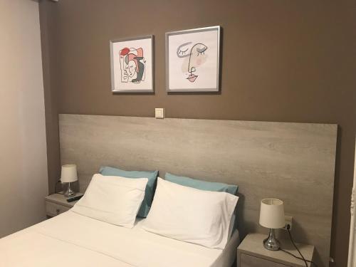 Postel nebo postele na pokoji v ubytování Stavi apartments