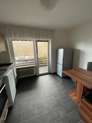 Una cocina o cocineta en Pension mit Moselblick