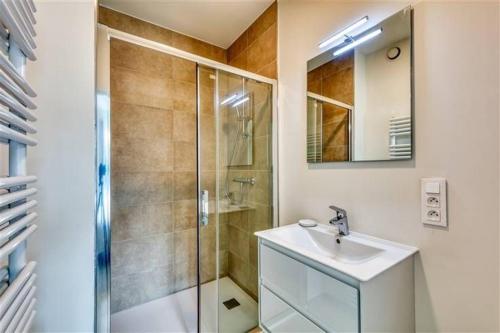 Koupelna v ubytování Splendide appartement au centre de Liège - Complexe PARADIS EXPRESS