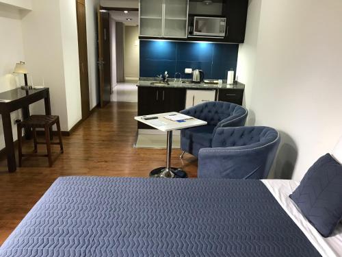 Dapur atau dapur kecil di Departamento BLUE