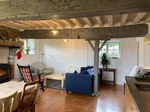 Χώρος καθιστικού στο Maison de campagne, Au 40, Morvan, Bourgogne