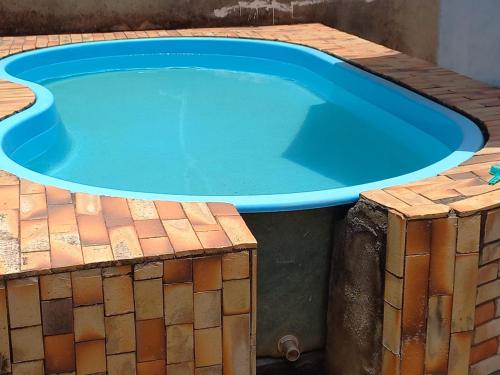A piscina localizada em Casa de praia em Grussaí/RJ ou nos arredores
