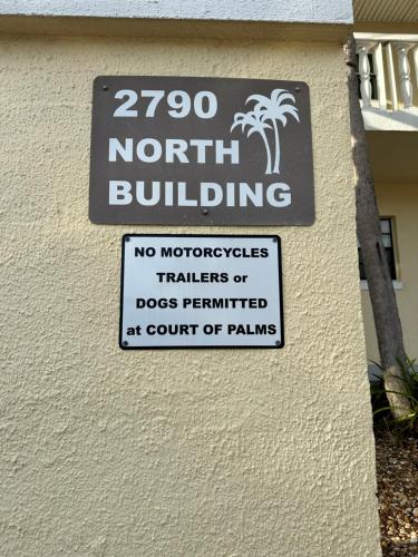 a sign on the side of a building that says northbuilding at Ormond Beach, fun & loving sun! in Ormond Beach
