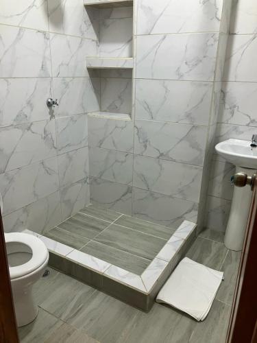 Ein Badezimmer in der Unterkunft Mini departamento céntrico
