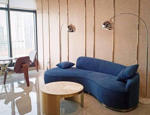 Ein Sitzbereich in der Unterkunft Romantic Sea View @ Urban Suite