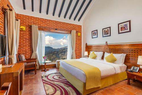 Letto o letti in una camera di Soaltee Westend Resort Nagarkot