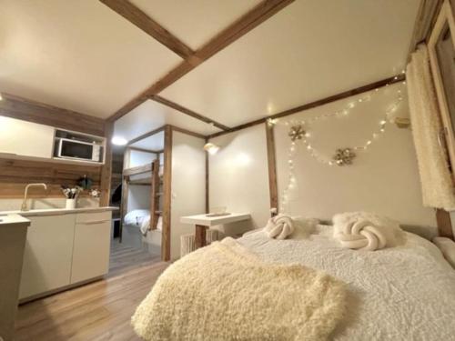 Terrasse vue Mont Blanc, centre Chamonix