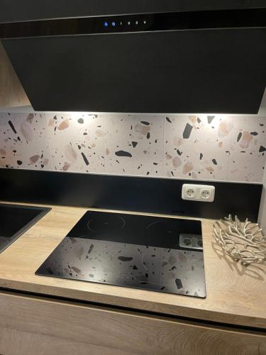 Kuchyň nebo kuchyňský kout v ubytování Apartment Hilde