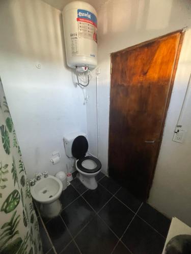A bathroom at Casa en acantilados