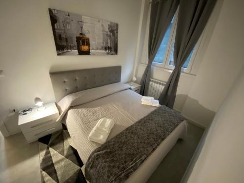 Posteľ alebo postele v izbe v ubytovaní (The Milan Life) Niguarda / Bicocca