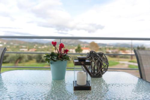 Un balcón o terraza en Ikiesnafplio