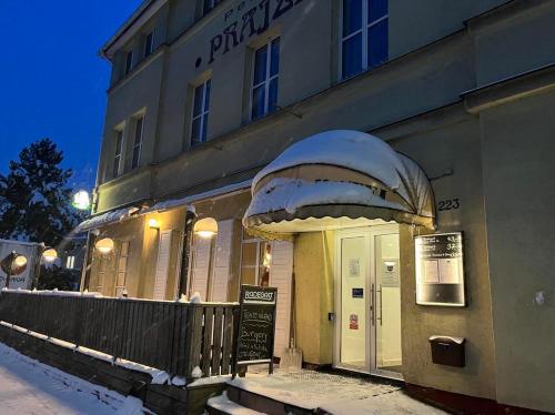 Penzion Prajzko, Hronov v zimě